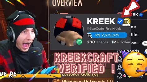 Roblox is a very nice and good game. . What is kreekcraft roblox username